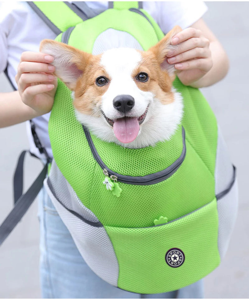 Mochila canguru para cachorros